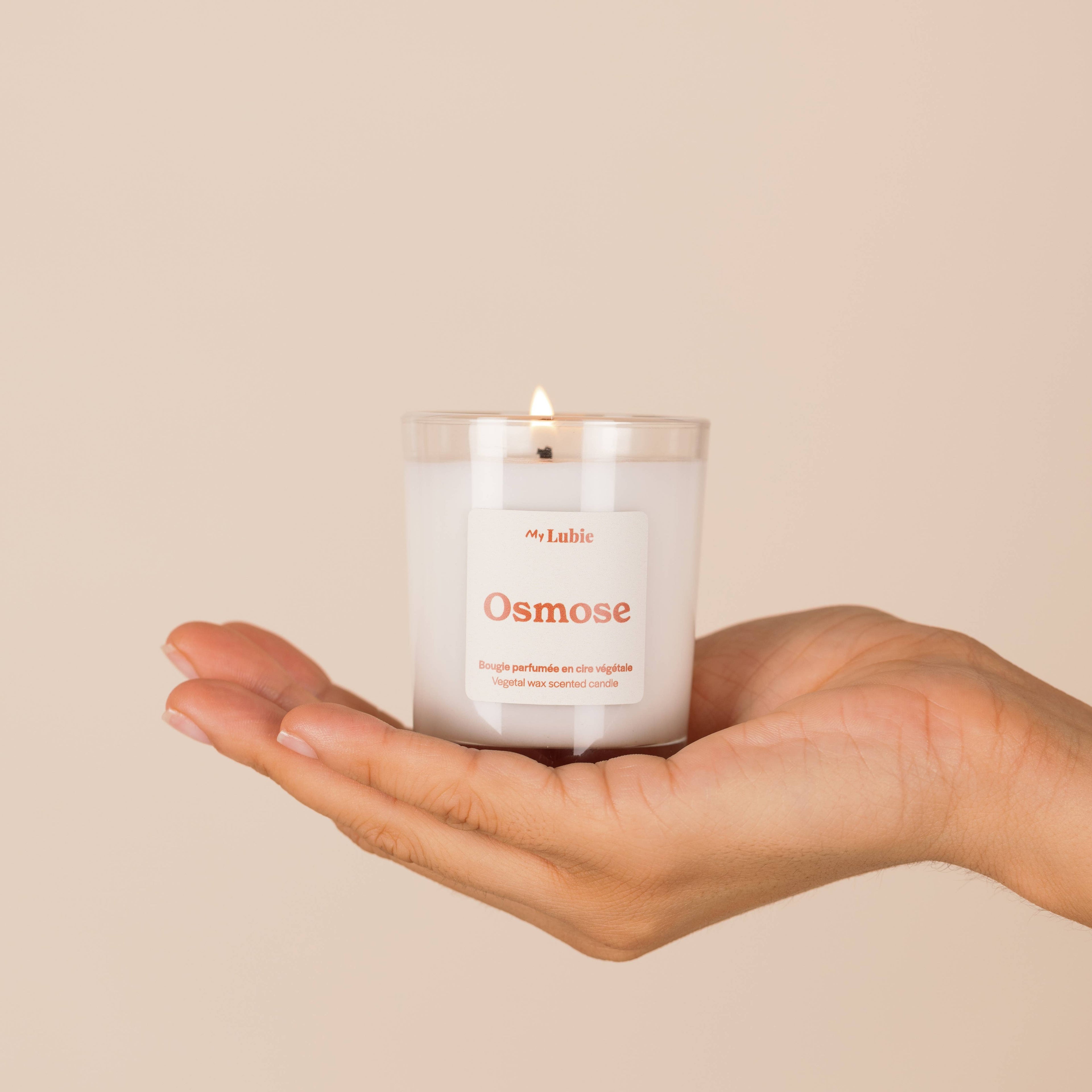 Osmose, bougie parfumée en cire végétale