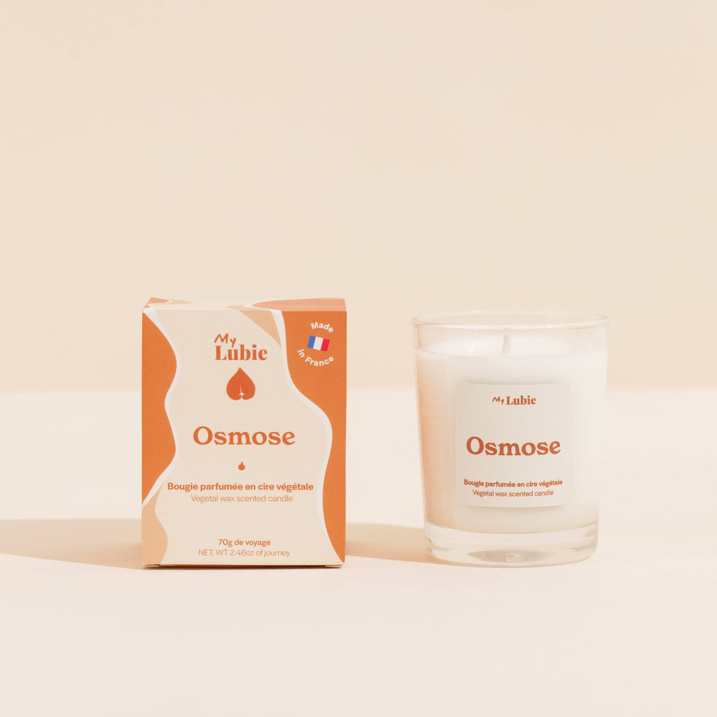 Osmose, bougie parfumée en cire végétale